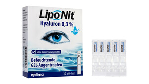 Liponit Augentropfen Gel Mono 30x0,4ml Augensprays & -tropfen Standardgröße 12 ml unisex