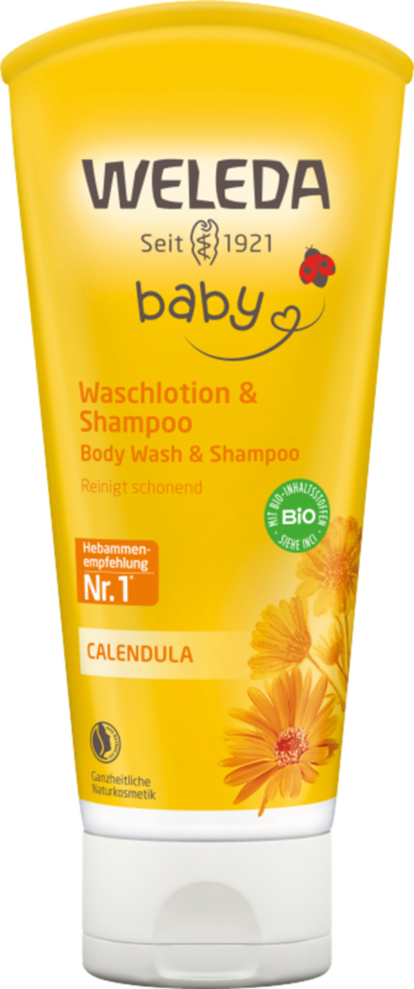 Bild 1 von Weleda baby Calendula Waschlotion & Shampoo