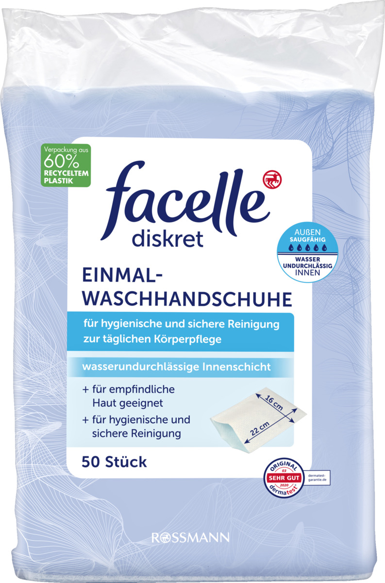 Bild 1 von facelle diskret Einmalwaschhandschuhe