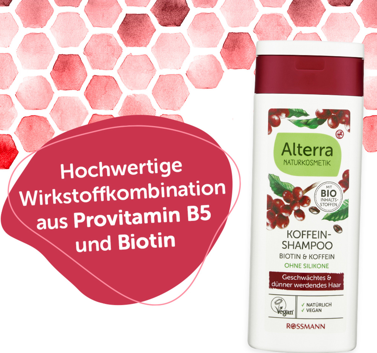 Bild 3 von Alterra Koffein-Shampoo Biotin & Koffein 0.85 EUR/ 100 ml