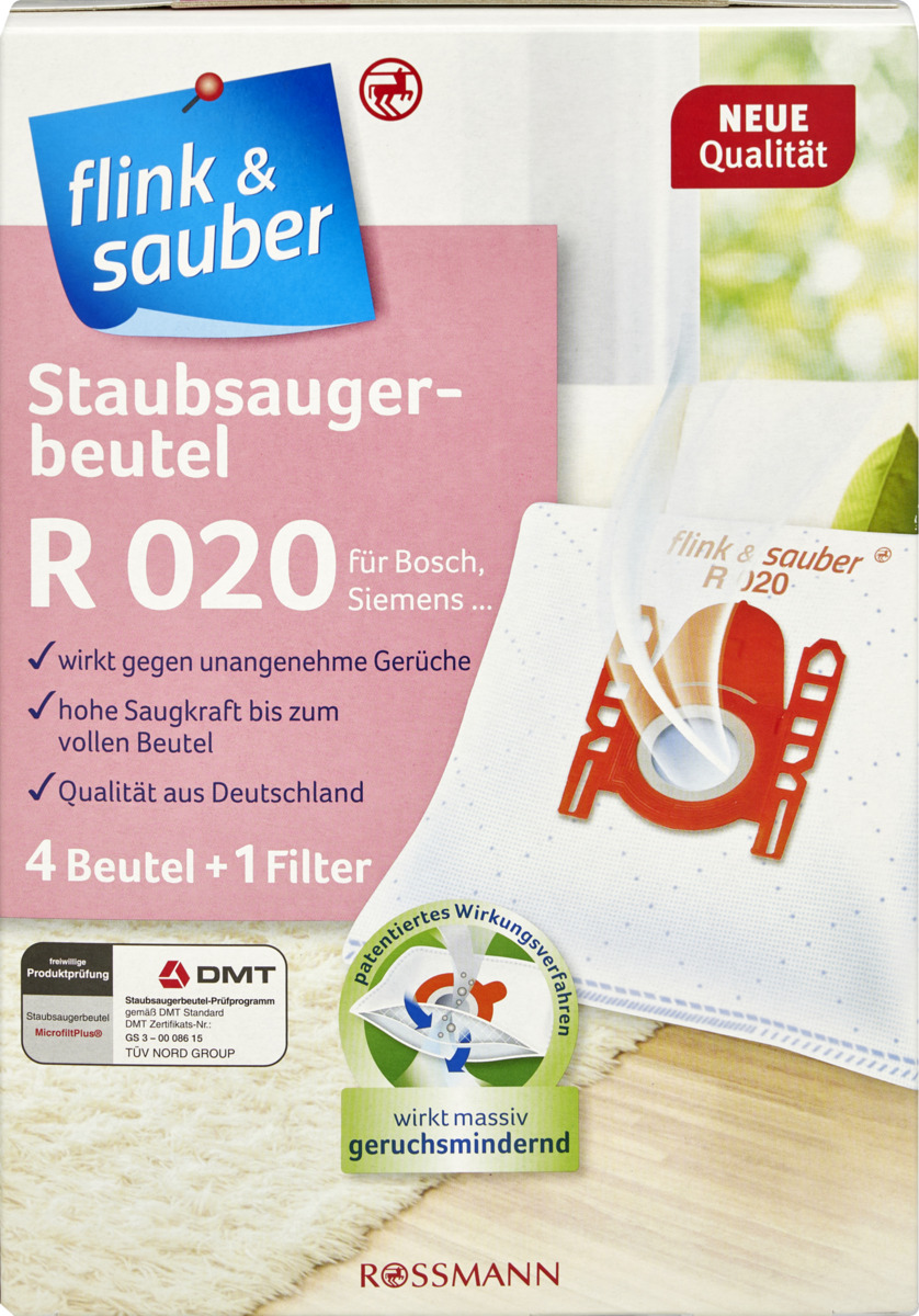 Bild 1 von flink & sauber 
            Staubsaugerbeutel R 020