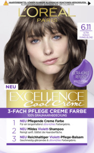 L’Oréal Paris Excellence Cool Crème 6.11 Ultra kühles Dunkelblond