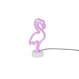 XXXLutz Led-tischleuchte  R55240101 Flamingo  Weiß