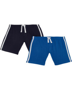 Shorts mit Streifen, 2er-Pack, Kiki & Koko, dunkelblau/blau
