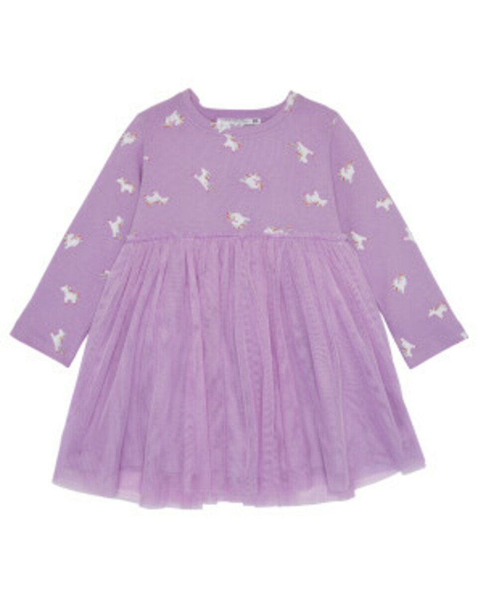 Bild 1 von Tüllkleid Einhörner, Ergee, Schulterknöpfe, helllila