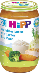 HiPP Bio Menü Gemüserisotto mit zarter Bio-Pute 0.52 EUR/ 100 g 6 x 250.00g
