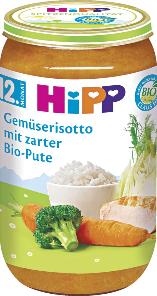 Bild 1 von HiPP Bio Menü Gemüserisotto mit zarter Bio-Pute 0.52 EUR/ 100 g 6 x 250.00g