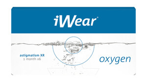 iWear® oxygen XR astigmatism Monatslinsen Torisch 6 Stück unisex