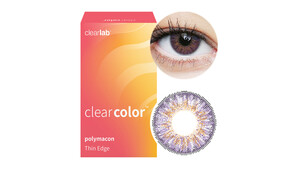 Clearcolor™ Colorblends - Violet Farblinsen Sphärisch 2 Stück unisex
