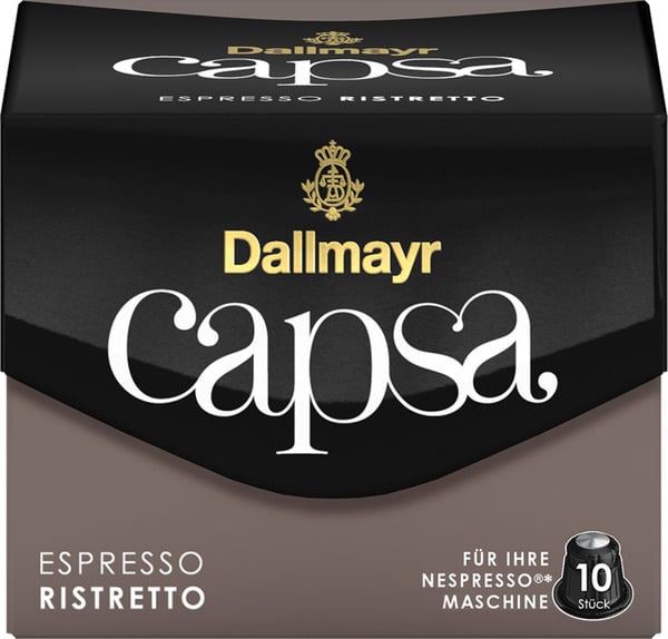 Bild 1 von Dallmayr 
            capsa Espresso "Ristretto" Kaffeekapseln