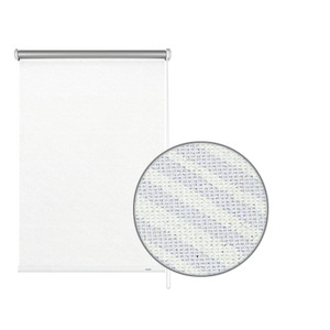 Gardinia Seitenzug-Rollo 'Thermo energiesparend' Streifen weiß 82 x 180 cm