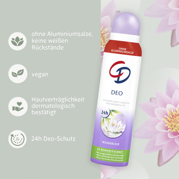 Bild 4 von CD 
            Deo Deospray "Wasserlilie"