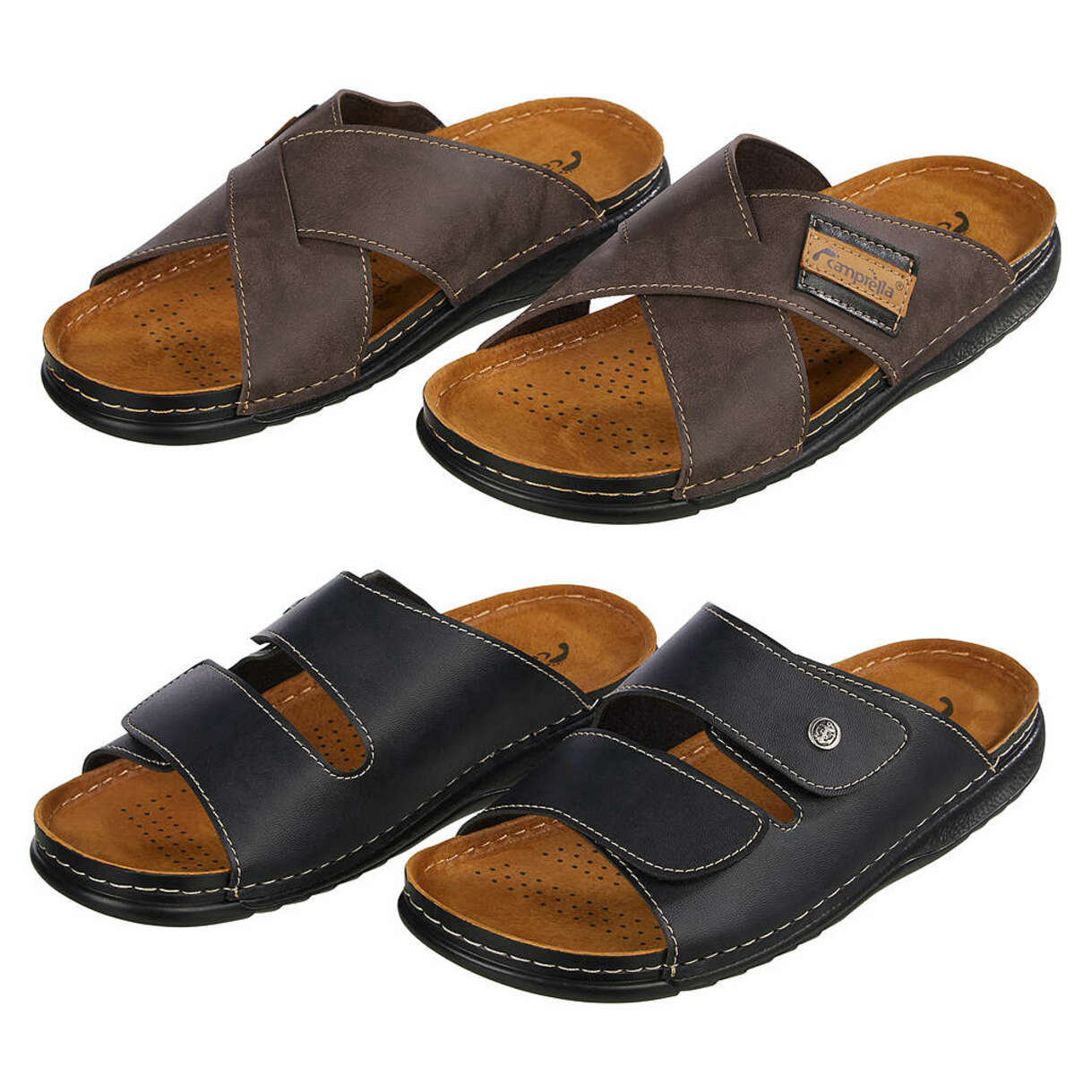 Bild 1 von CAMPRELLA Herren-Komfort-Pantoletten
