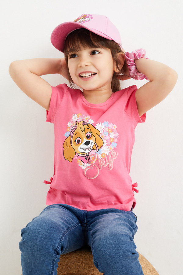 Bild 1 von C&A PAW Patrol-Set-Baseballcap und Scrunchie-2 teilig, Pink, Größe: 98-104