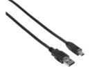 Bild 1 von HAMA A-Stecker - Mini-B-St. (B5 Pin) 1,8 m, USB-Kabel, Schwarz
