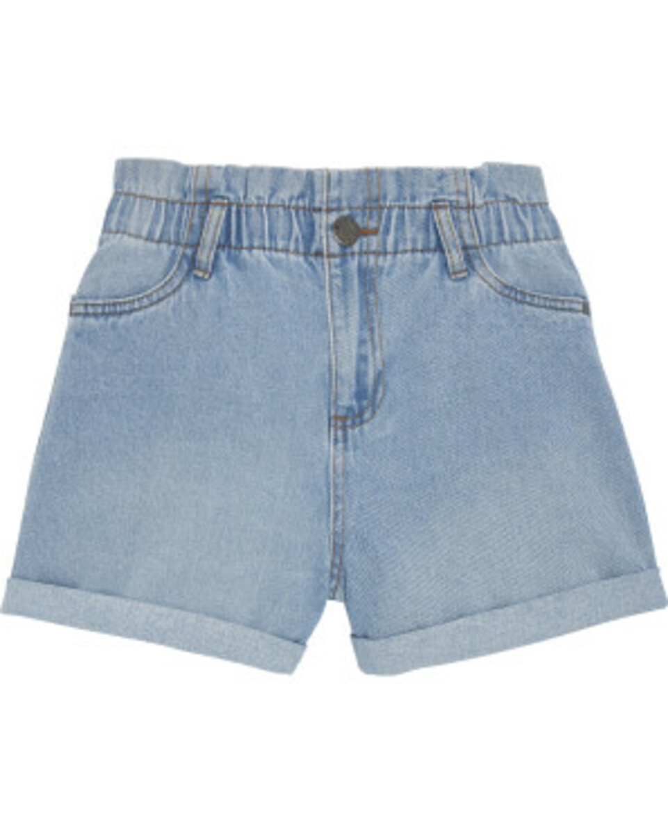 Bild 1 von Jeans-Shorts mit Umschlag, Y.F.K., elastischer Bund, jeansblau hell ausgewaschen