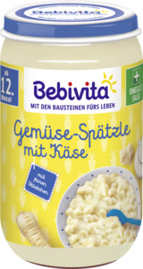 Bebivita Bio Gemüse-Spätzle mit Käse