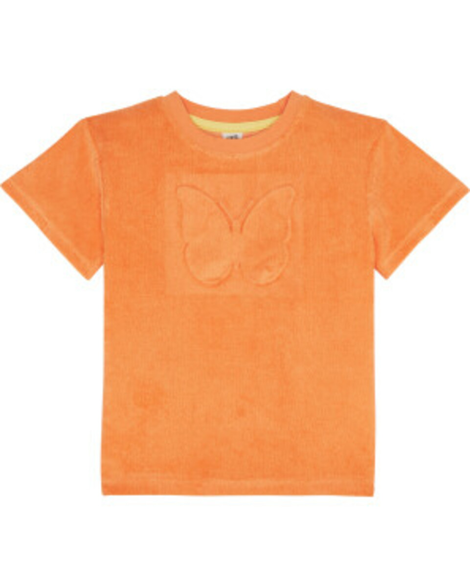 Bild 1 von Frottee T-Shirt, Kiki & Koko, Rundhalsausschnitt, apricot