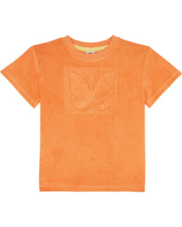 Bild 1 von Frottee T-Shirt, Kiki & Koko, Rundhalsausschnitt, apricot