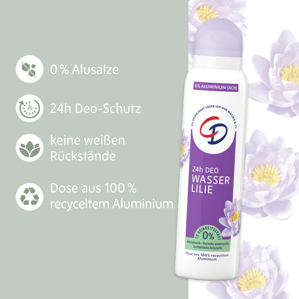 Bild 3 von CD 
            Deo Deospray "Wasserlilie"