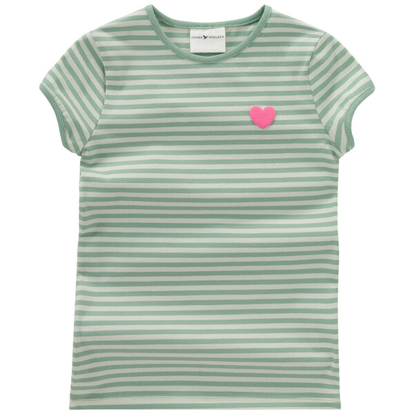 Bild 1 von Mädchen T-Shirt mit Herz-Print SALBEI