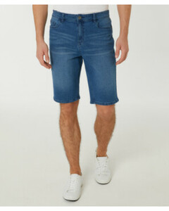 Jeans-Shorts im 5-Pocket-Style, X-Mail, Bermudalänge, jeansblau