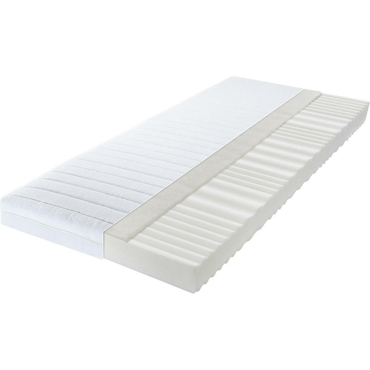 Bild 1 von Carryhome Kaltschaummatratze 140/200 cm , Varese K360 , Weiß , Textil , H2=mittel bis ca.80kg , 140x200 cm , Frottee , Bezug abnehmbar/waschbar,Bezug abnehmbar/waschbar , 002157003202