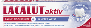 LACALUT aktiv Zahnfleischschutz & sanftes Weiss medizinische Zahncreme