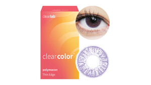 Clearcolor™ Colors - Violet Farblinsen Sphärisch 2 Stück unisex