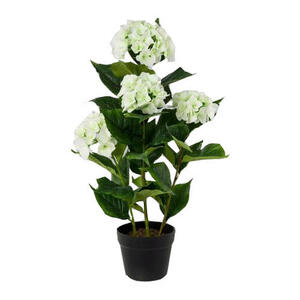 XXXLutz Kunstpflanze hortensie  3020024Lo-40  Weiß