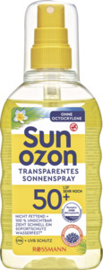 Sunozon Transparentes Sonnenspray LSF 50+