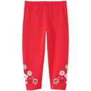 Bild 1 von Mädchen Leggins mit Blumen-Applikationen ROT