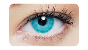 Farbige Kontaktlinsen 1-DAY Blue Walker Farblinsen Sphärisch 2 Stück unisex
