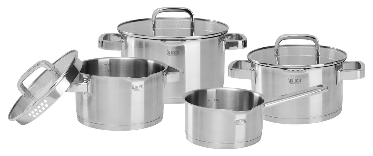 Bild 1 von Kochtopfset Silver Line aus Edelstahl, 7-teilig