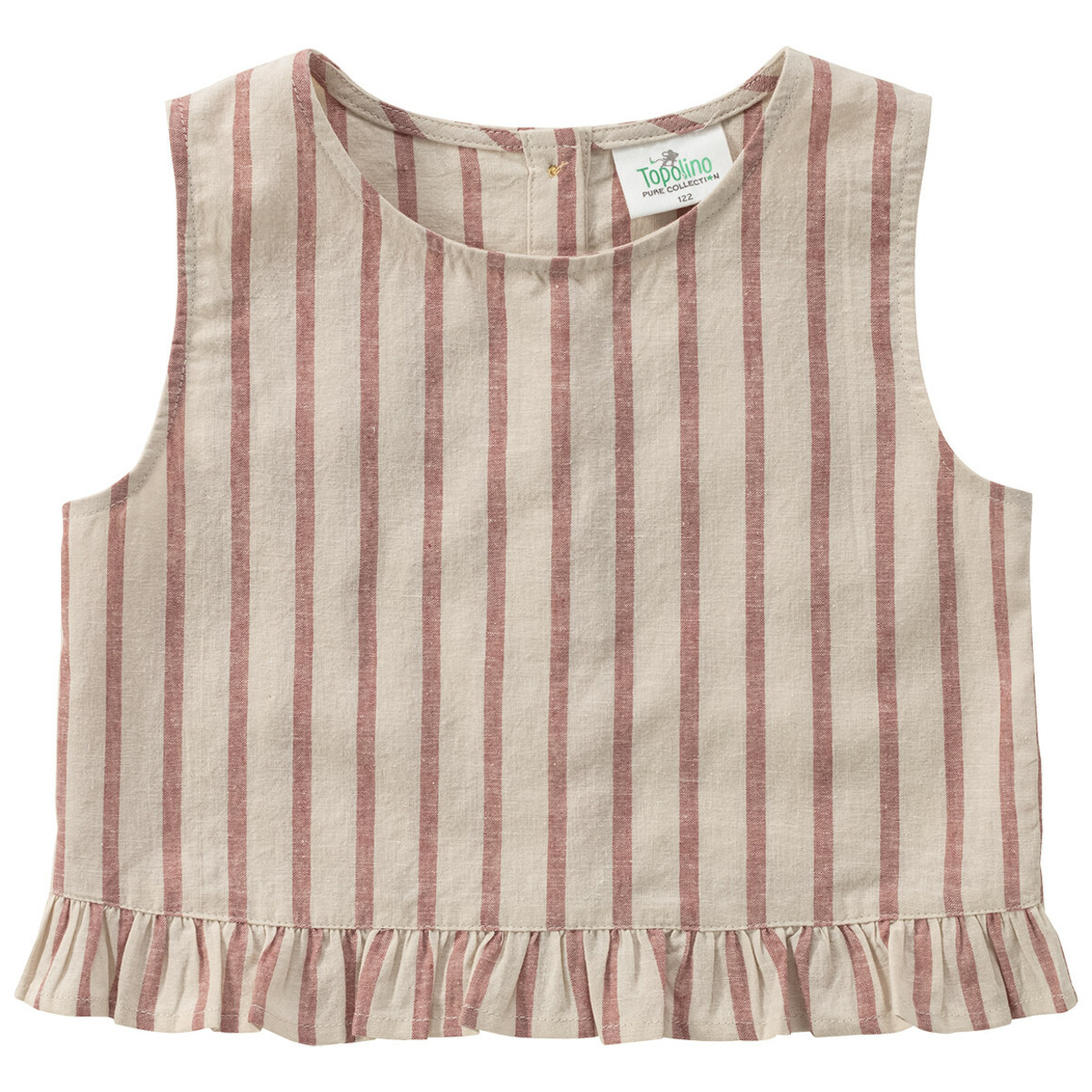 Bild 1 von Mädchen Top aus Leinen-Mix BEIGE / ROSA