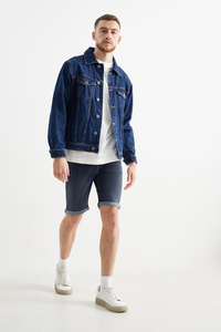 C&A Jeans-Shorts-LYCRA®, Blau, Größe: W32