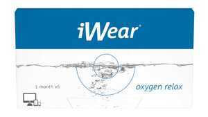 iWear® oxygen relax Monatslinsen Sphärisch 6 Stück unisex