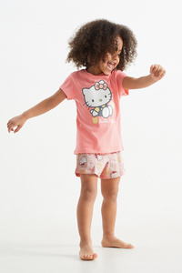 C&A Hello Kitty-Shorty-Pyjama-2 teilig, Pink, Größe: 98