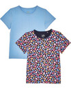 Bild 1 von Doppelpack T-Shirts, 2er-Pack, Kiki & Koko, dunkelblau/blau
