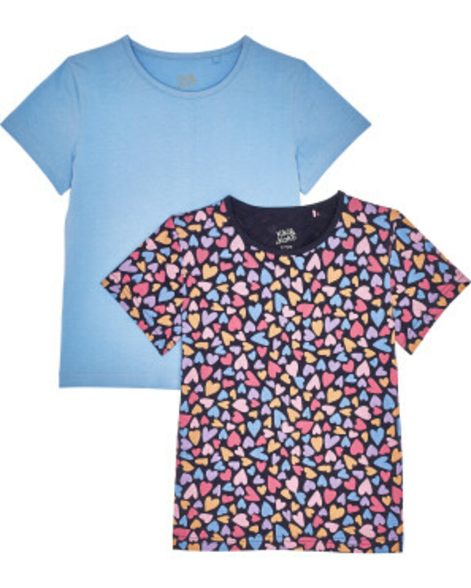 Bild 1 von Doppelpack T-Shirts, 2er-Pack, Kiki & Koko, dunkelblau/blau