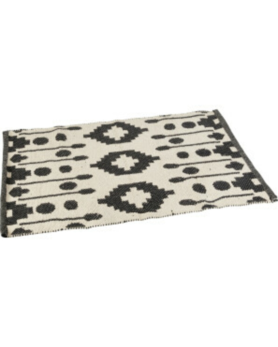 Bild 1 von Teppich Jacquardmuster, Home & Deko, verschiedene Designs, ca. 60 x 90 cm, natur gemustert