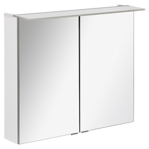 LED-Spiegelschrank 'B.perfekt' weiß 80 x 69,4 x 15,2 cm