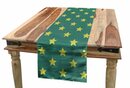 Bild 1 von Abakuhaus Tischläufer »Esszimmer Küche Rechteckiger Dekorativer Tischläufer«, Sterne Vintage Geometry Pattern