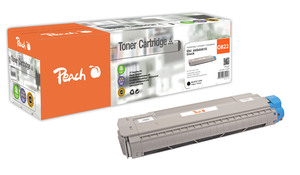 Peach Tonermodul schwarz kompatibel zu OKI 44844616