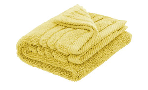 LAVIDA Gästetuch  Soft Cotton gelb reine Micro-Baumwolle, Baumwolle Maße (cm): B: 30 Heimtextilien