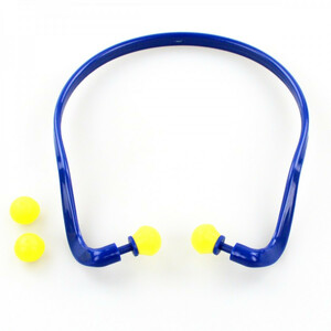Gehörschutzbügel Ersatzstopfen blau/gelb Oakwood Gehörschutzstopfen Ohrenstöpsel