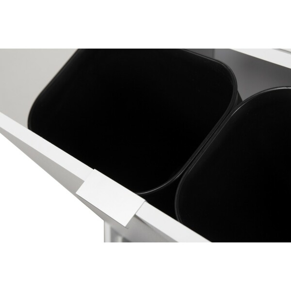 Bild 4 von HappyHome Mülleimerschrank mit Schublade & Innenbehälter HEI03-WEI weiß