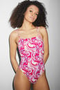 Bild 1 von C&A CLOCKHOUSE-Brazilian Badeanzug-wattiert-gemustert, Pink, Größe: S