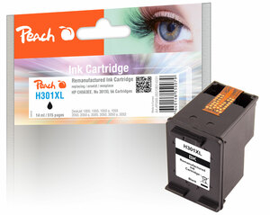 Peach Druckkopf schwarz kompatibel zu HP No. 301XL, CH563EE