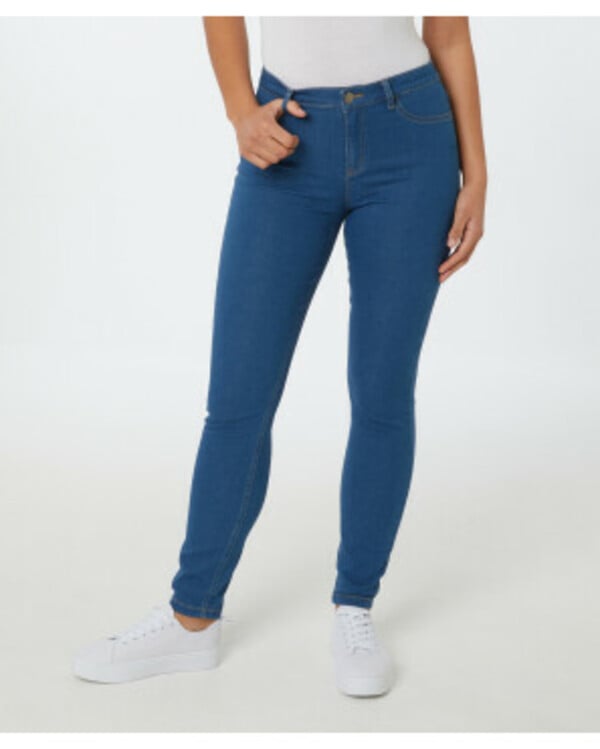 Bild 1 von Schlichte Jeans, Janina, Slim-fit, jeansblau
